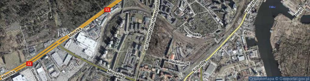 Zdjęcie satelitarne Plac Dowbór-Muśnickiego Józefa, gen. pl.
