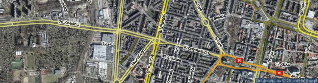 Zdjęcie satelitarne Plac Kościuszki Tadeusza, gen. pl.