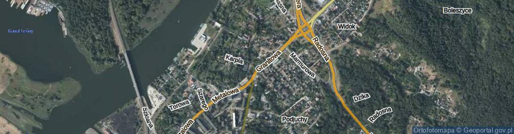 Zdjęcie satelitarne Plac Wolności pl.