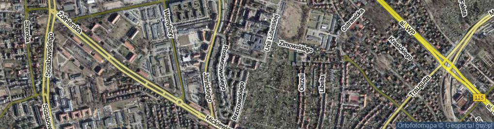 Zdjęcie satelitarne Plac Norwida Cypriana Kamila pl.