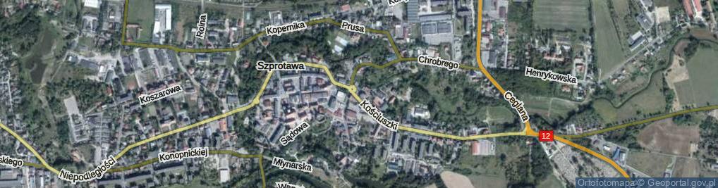 Zdjęcie satelitarne Plac Komuny Paryskiej pl.