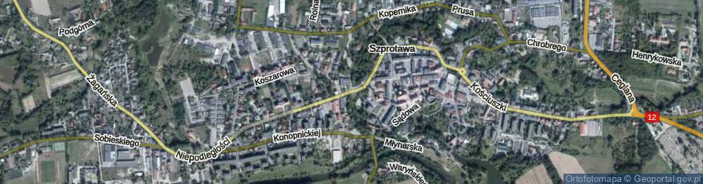 Zdjęcie satelitarne Plac Mickiewicza Adama pl.