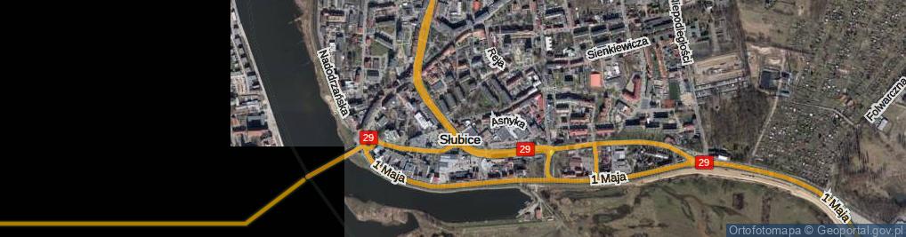 Zdjęcie satelitarne Plac Sybiraków pl.
