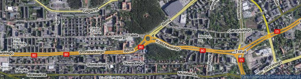 Zdjęcie satelitarne Plac Hoffmanna Alfonsa, prof. pl.