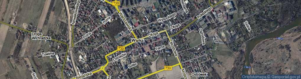 Zdjęcie satelitarne Plac I Pułku Lotnictwa Myśliwskiego Warszawa pl.