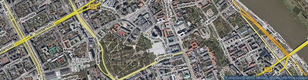 Zdjęcie satelitarne Plac Piłsudskiego Józefa, marsz. pl.