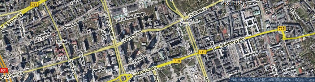 Zdjęcie satelitarne Plac Grzybowski pl.