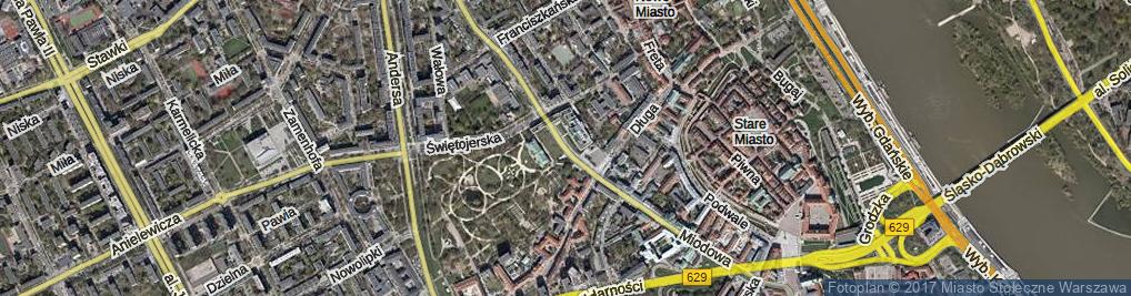 Zdjęcie satelitarne Plac Krasińskich pl.
