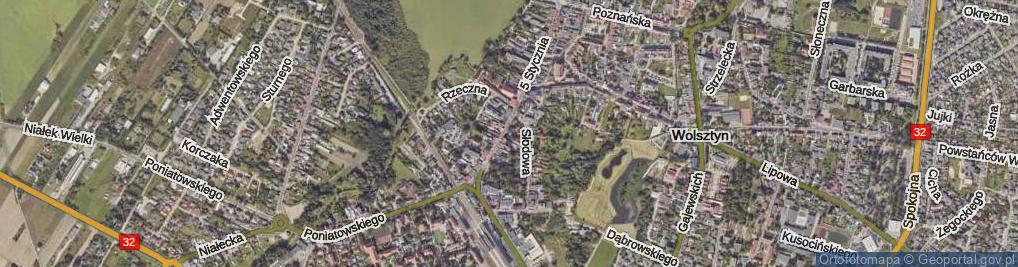 Zdjęcie satelitarne Plac Hoene-Wrońskiego Józefa Marii pl.