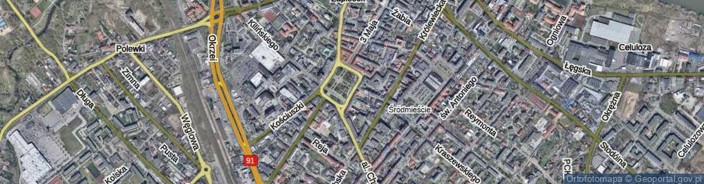 Zdjęcie satelitarne Plac Wolności pl.