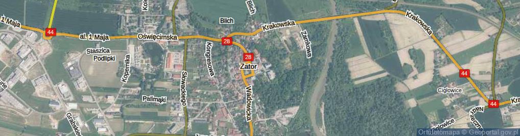 Zdjęcie satelitarne Plac Kościuszki Tadeusza, gen. pl.