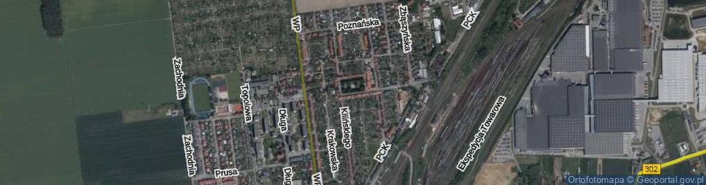 Zdjęcie satelitarne Plac Wolności pl.