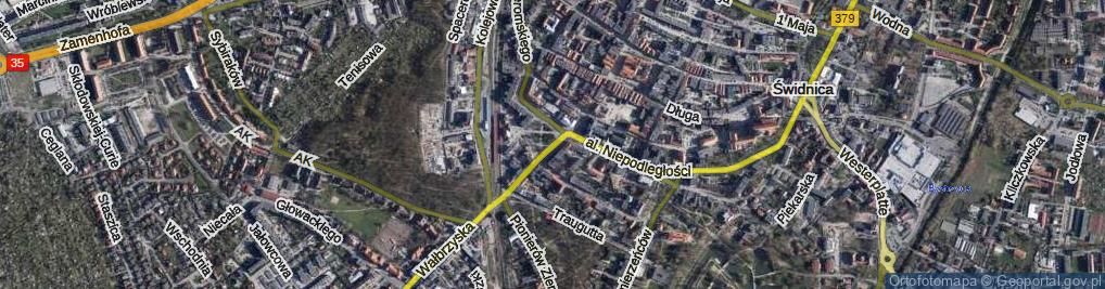 Zdjęcie satelitarne Plac Grunwaldzki pl.