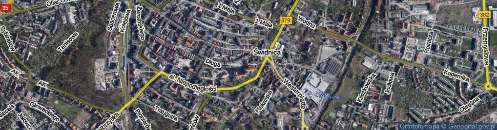 Zdjęcie satelitarne Plac św. Jana Pawła II pl.