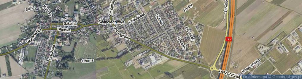 Zdjęcie satelitarne Plater Emilii ul.