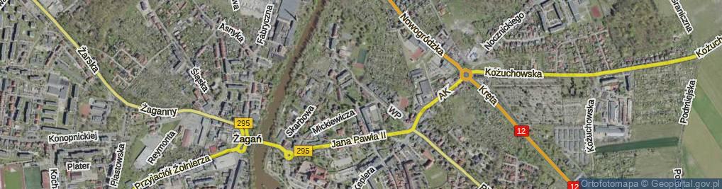 Zdjęcie satelitarne Plac Królowej Jadwigi pl.