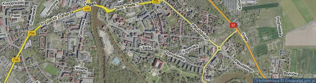 Zdjęcie satelitarne Plac Słowiański pl.