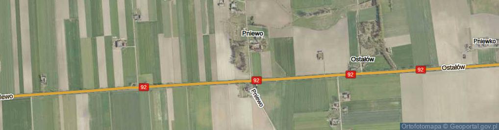 Zdjęcie satelitarne Pniewo ul.