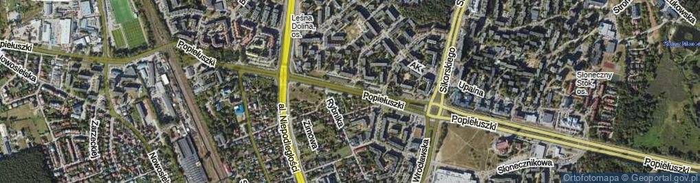 Zdjęcie satelitarne Popiełuszki Jerzego, bł. ks. ul.