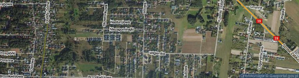 Zdjęcie satelitarne Podmokła ul.