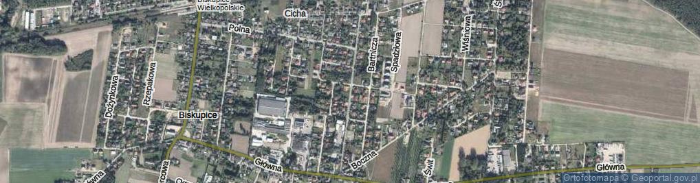 Zdjęcie satelitarne Podgórna ul.