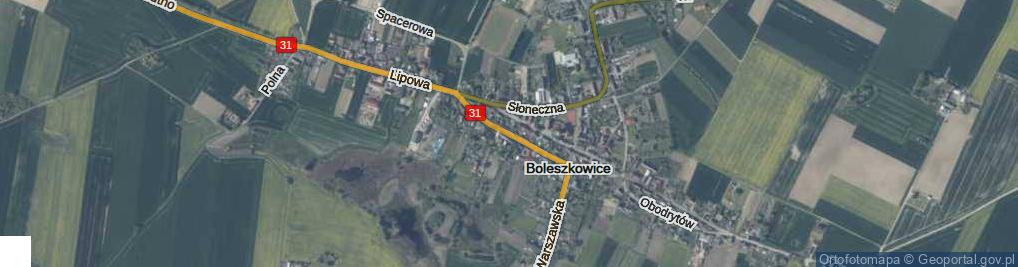 Zdjęcie satelitarne Poznańska ul.