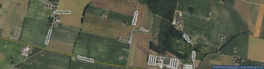 Zdjęcie satelitarne Północna ul.