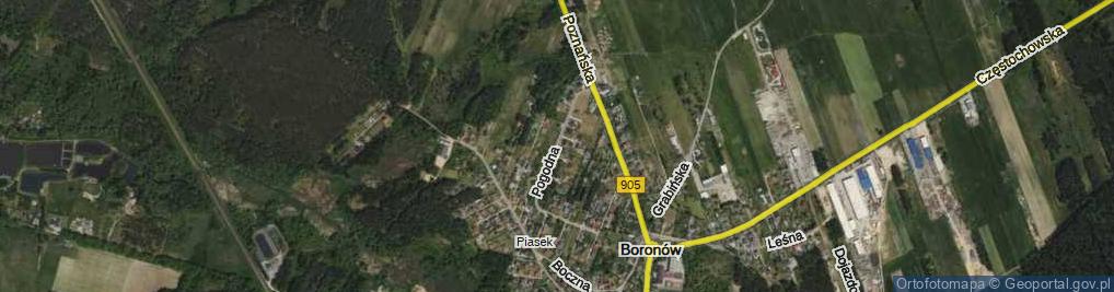 Zdjęcie satelitarne Pogodna ul.