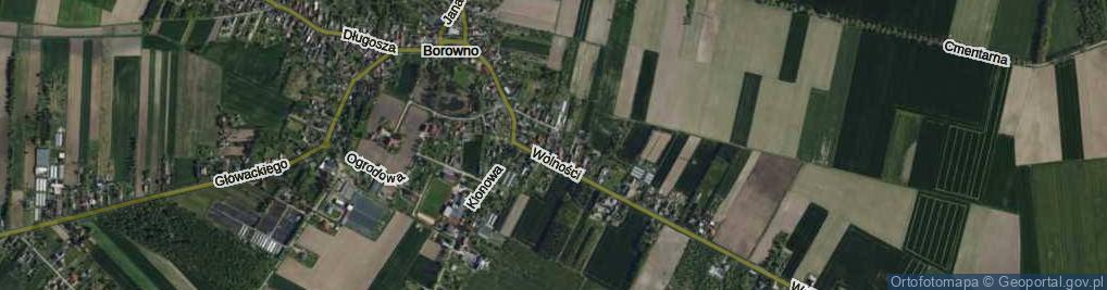 Zdjęcie satelitarne Poprzeczna ul.