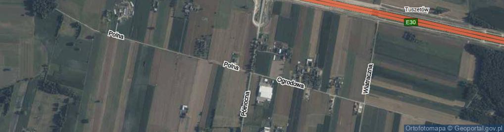 Zdjęcie satelitarne Północna ul.