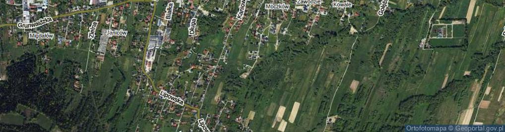 Zdjęcie satelitarne Pod Akacjami ul.