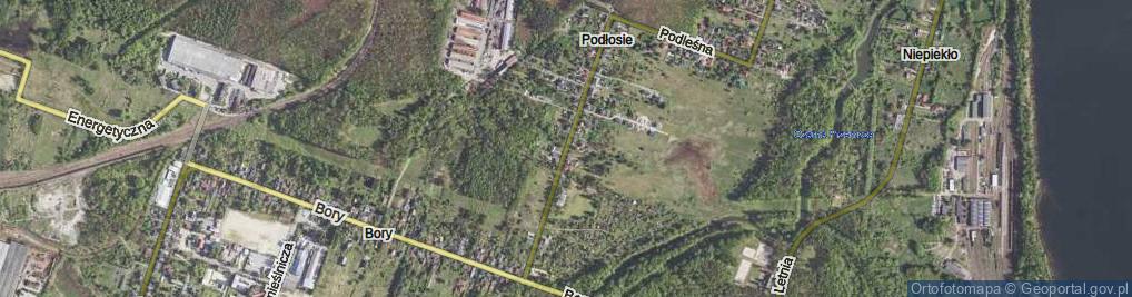 Zdjęcie satelitarne Podłosie ul.