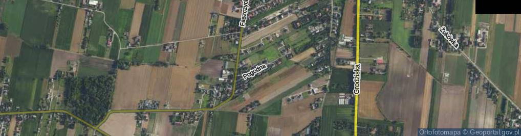 Zdjęcie satelitarne Pogodna ul.