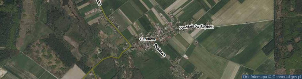 Zdjęcie satelitarne Powstańców Śląskich ul.