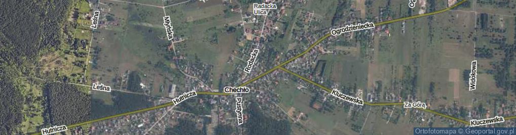 Zdjęcie satelitarne Poprzeczna ul.