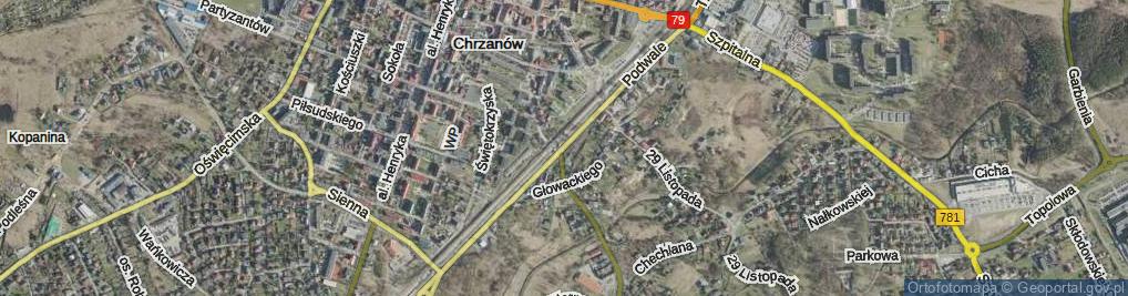 Zdjęcie satelitarne Podwale ul.