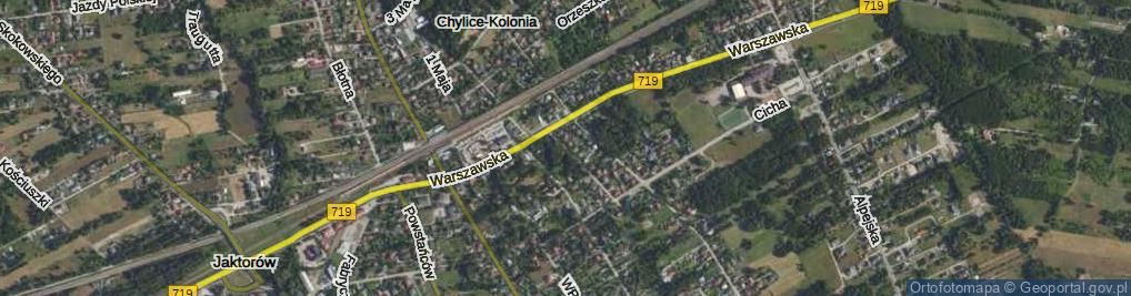 Zdjęcie satelitarne Polskiego Związku Ludowego ul.