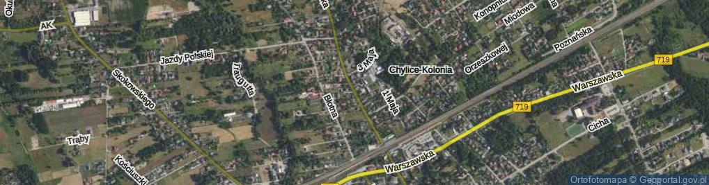 Zdjęcie satelitarne Pomorska ul.