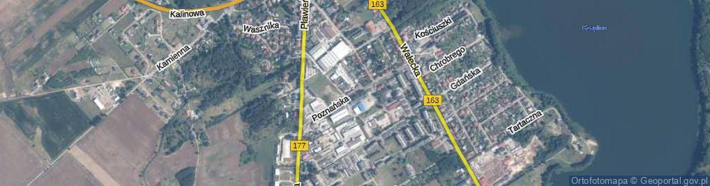 Zdjęcie satelitarne Poznańska ul.