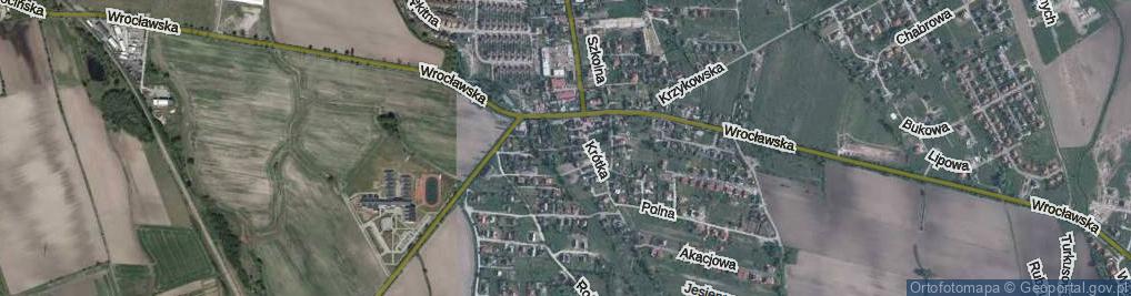 Zdjęcie satelitarne Południowa ul.