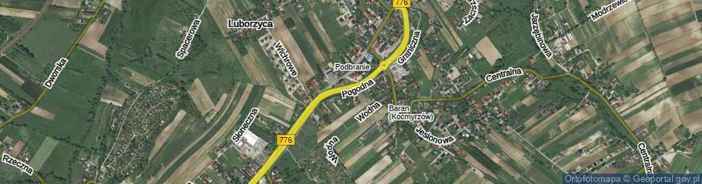 Zdjęcie satelitarne Pogodna ul.