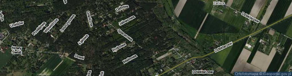 Zdjęcie satelitarne Poziomkowa ul.