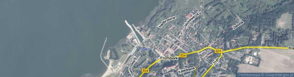 Zdjęcie satelitarne Portowa ul.