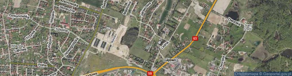 Zdjęcie satelitarne Pomidorowa ul.