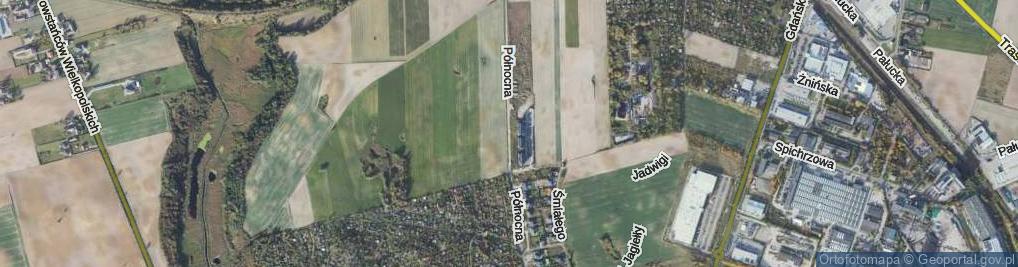 Zdjęcie satelitarne Północna ul.