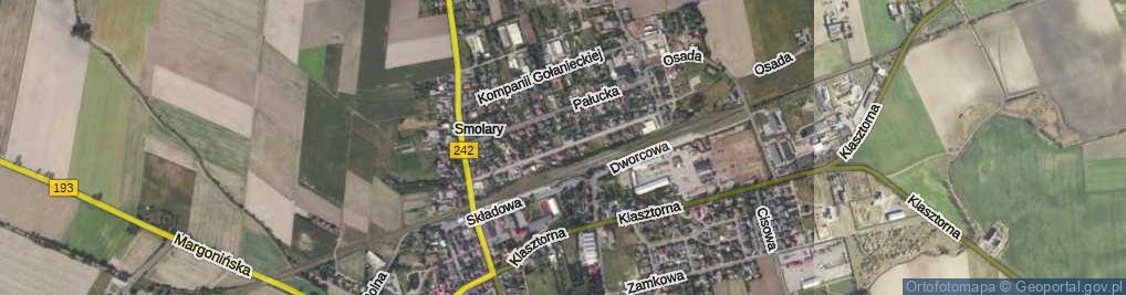 Zdjęcie satelitarne Powstańców Wielkopolskich ul.