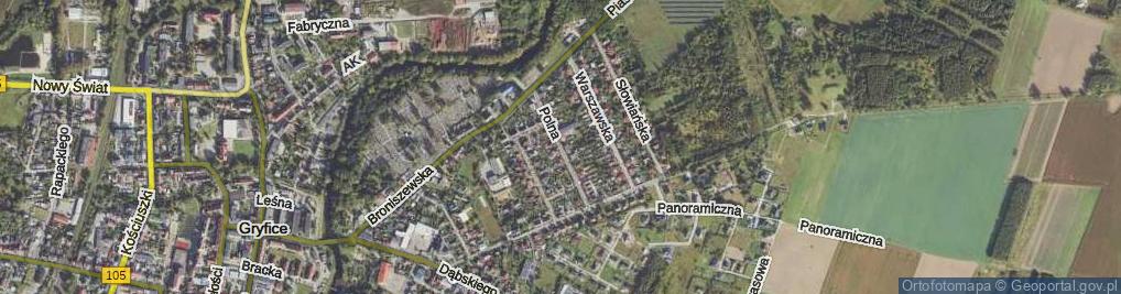 Zdjęcie satelitarne Polna ul.