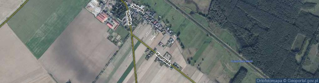 Zdjęcie satelitarne Podgórna ul.