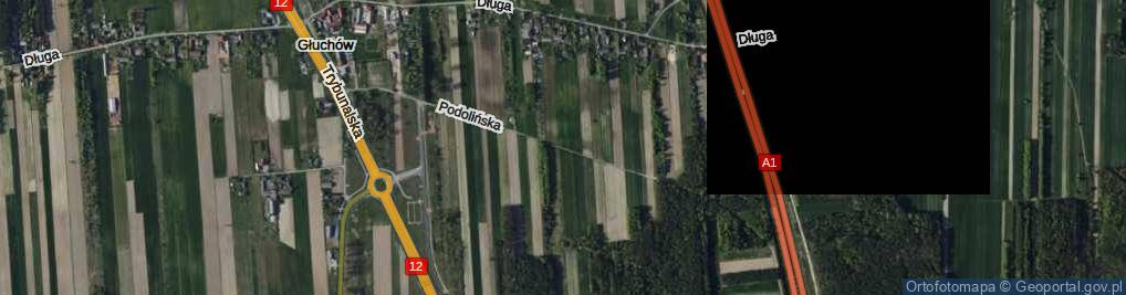 Zdjęcie satelitarne Podolińska ul.