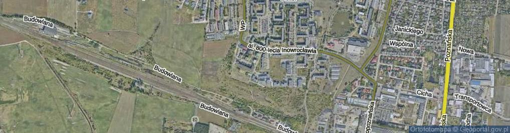 Zdjęcie satelitarne Polskich Saperów ul.